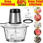 Food Processor Electric Vegetable Chopper Multi Blender Meat Fruit Mixer Kitchen