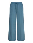 New Balance Fleece Wide Leg Pant Blå