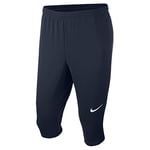 Nike Academy18 3/4 Tech Pant Pantalon Mixte Enfant, Obsidian/Obsidian/(White), FR : L (Taille Fabricant : L)