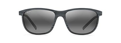 Maui Jim Women's Dragon's Teeth Sunglasses, Grey Stripe/Neutral Grey, Medium