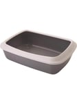 Savic Iriz cat toilet 42x30.5x10 cm grey