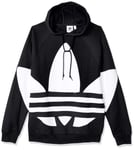 adidas BG Trefoil Hood Sweat-Shirt Homme, Black, FR : L (Taille Fabricant : L)