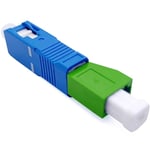 Adaptateur à Fibre Optique Câble Monomode Simplex lc/apc Female à sc/upc Male, Lot de 1 - Elfcam