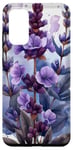 Galaxy S20 Purple Lavender Blossom Leaves Flowers Floral Girly Case