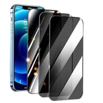 3 Pack Privacy Näytönsuoja Iphone 15 Pro Max/15 Ultra/15 Pro/15 Plus/15, Anti Spy Private Tempered Glass Film, naarmuuntumaton