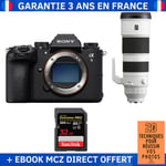 Sony A9 III + FE 200-600mm f/5.6-6.3 G OSS + 1 SanDisk 32GB Extreme PRO UHS-II SDXC 300 MB/s + Ebook '20 Techniques pour Réussir vos Photos' - Appareil Photo Professionnel