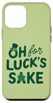 iPhone 12 mini St. Patrick's Day Funny Clover Oh For Luck's Sake Case