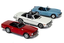 VANGUARD TOPLESS TRIUMPH COLLECTION SET SPITFIRE BLUE/TR6 RED/STAG WHITE TC00005