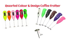 Milk & Coffee Frother Stainless Steel Whisk for Cappuccino Drink Mixer Stirrer