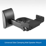 Universal Side Clamping Bookshelf Speaker Wall Bracket Studio Monitor Mount 1x