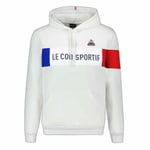 Miesten huppari Le coq sportif TRI HOODY NEW OPTICAL 2310015  Valkoinen (Koko: M)