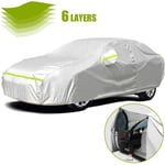 Bache Voiture Exterieur Housse de Protection Oxford Couverture Imperméable Auto,Ouverte Latérale pour Cabine,Doublure en Coton Respirant,Anti uv