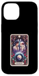 Coque pour iPhone 14 Gemini Tarot Carte astrologique Zodiaque Astrologie Signe astrologique