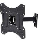 TV Wall Mount Single Arm Swivel and Tilt Basics Essentials Range 23-50''