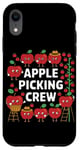 iPhone XR Apple Picking Crew Funny Orchard Harvest Season Fall Autumn Case