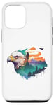 Coque pour iPhone 14 Majestic Pygargue à tête blanche Scenic Mountain Sunset