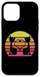 iPhone 12 mini Retro Cat Love Feline Heart Vintage Sunset Case