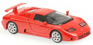 MAXICHAMPS - Voiture sportive BUGATTI EB 110 de 1994 de couleur rouge - 1/43 ...