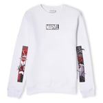 Sweat-shirt unisexe Venom Marvel Comic Strips - Blanc - L