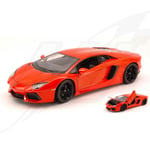 FR- Welly LAMBORGHINI AVENTADOR LP 700-4 2011 ARANCIO ARGOS 1:24 - WE0209