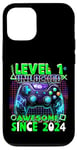 Coque pour iPhone 12/12 Pro 1e anniversaire Gamer 1 ans Jeu vidéo Anniversaire Gamer Garçons