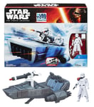 Star Wars Tfa 1St Order Snowspeeder Snowtrooper B3673 Hasbro Misb 3 " 3/4 Sorte