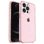 Funklende iPhone 15 Pro cover - Pink