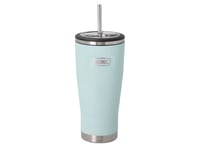 Thermos Thermo mug with straw 0.7 liter Light blue