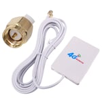 Kaunosta 4G/3G LTE Mobile Router Antenna 28dbi High Gain Signal Amplifier Antenna TS-9/SMA/CRC9 External Port for HuaWei E398/E3276/E392 for Mobile Router SMA Connector