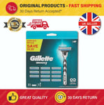 Gillette Mach3 Razor For Men 11 Refill Cartridges -1 razor New