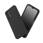 RhinoShield Coque Compatible avec [Galaxy A13 (4G)] | SolidSuit - Coque Fine avec Technologie d'absorption des Chocs et Finition Premium Matte - Noir Classic