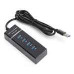 New 1 To 4 USB 3.0 HUB Male To Female USB Extender Adapter Cable Splitter For PC