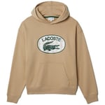 Sweat-shirt Lacoste  Sweatshirt  à capuche loose fit en molleton de coton