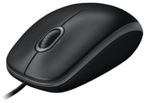 Logitech M100 Wired Mouse - Black