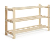 Argos Home Karee 3 Shelf Shoe Storage Rack - Pine