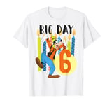 Disney Goofy Birthday Big Day 6 Years Old T-Shirt