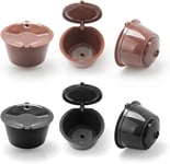 6 Pcs Reusable Coffee Capsule for Dolce Gusto Coffee Machine, BENFUCHEN Refilla