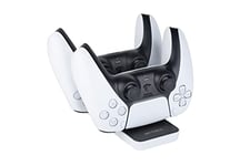 Konix Mythics Support Double Station de Charge pour manettes DualSense PS5 - Noir et Blanc