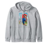 The Super Mario Bros. Movie It's-A-Me Mario Jumping Portrait Zip Hoodie