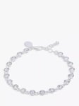 Jon Richard Radiance Collection Crystal Tennis Bracelet