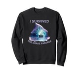 Antarctica I Survived The Drake Passage Purple Iceberg Sweatshirt