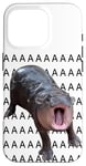 Coque pour iPhone 16 Pro Moo Deng Bébé Hippopotame