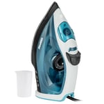 Geepas 1800W Steam Iron – Dry & Wet Steam Iron, Variable Temperature Control, Non-Stick Soleplate, 120ml Tank – Dry/Spray/Steam/burst of Steam/Vertical Steam - 2 Years Warranty