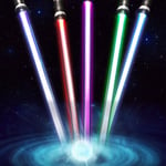 2st Lightsaber Cosplay 7 färg svärd Skalbara leksaker present - Perfet