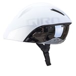 Giro Unisex Adult Aerohead Ultimate MIPS Aero/tri Helmet - Matt White, L 59-63cm