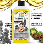 100% Cold Pressed Pure Castor Oil for Hair, Skin, Nails, Body100ml Fast Delivery