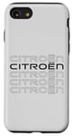 Coque pour iPhone SE (2020) / 7 / 8 Logo Cascade Citroën noir et blanc