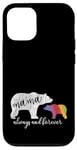 Coque pour iPhone 12/12 Pro Rainbow Mama Bear LGBT Always Forever Love Support Pride LGBT