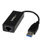 StarTech.com USB to Ethernet Adapter, USB 3.0 to 10/100/1000 Gigabit Ethernet LAN Adapter, USB to RJ45 Adapter, TAA Compliant