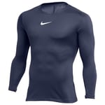 NIKE Boy's Nike Park First Layer Kids Thermal Long Sleeve Top, dark blue, XL EU